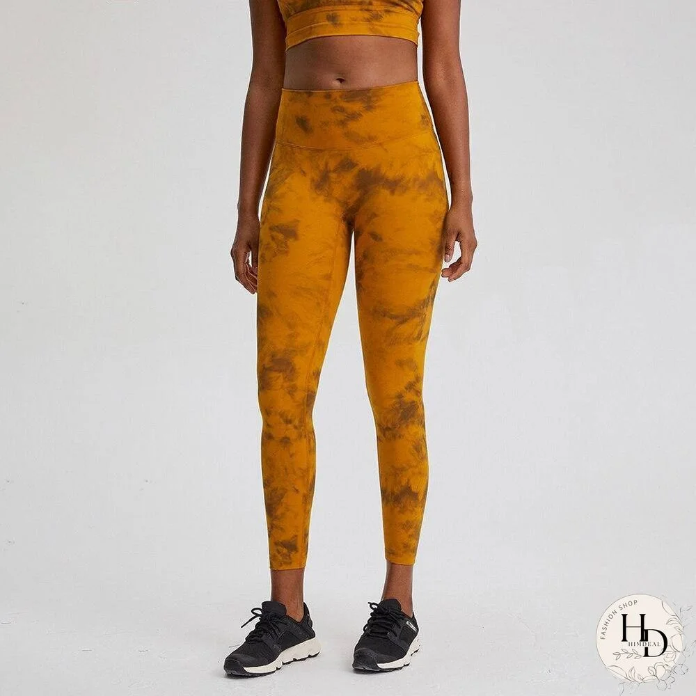 CLASSIC 3.0-TIE DYE Naked Feel Fitness Workout Legging Women No Camel Toe Squat Proof Yoga Pants Sport Gym Legging 2-12