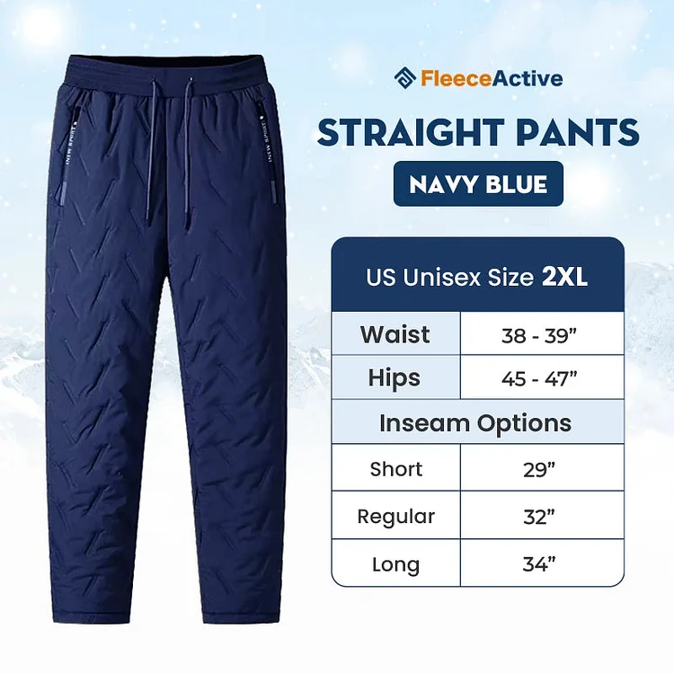 Mellycharm Fleeceactive - Unisex Fleece-Lined Waterproof Pants, Dododz  Trousers