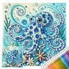 Ocean Animals Stamped Needlework Cross Stitch Kit 14CT tapestrymarket