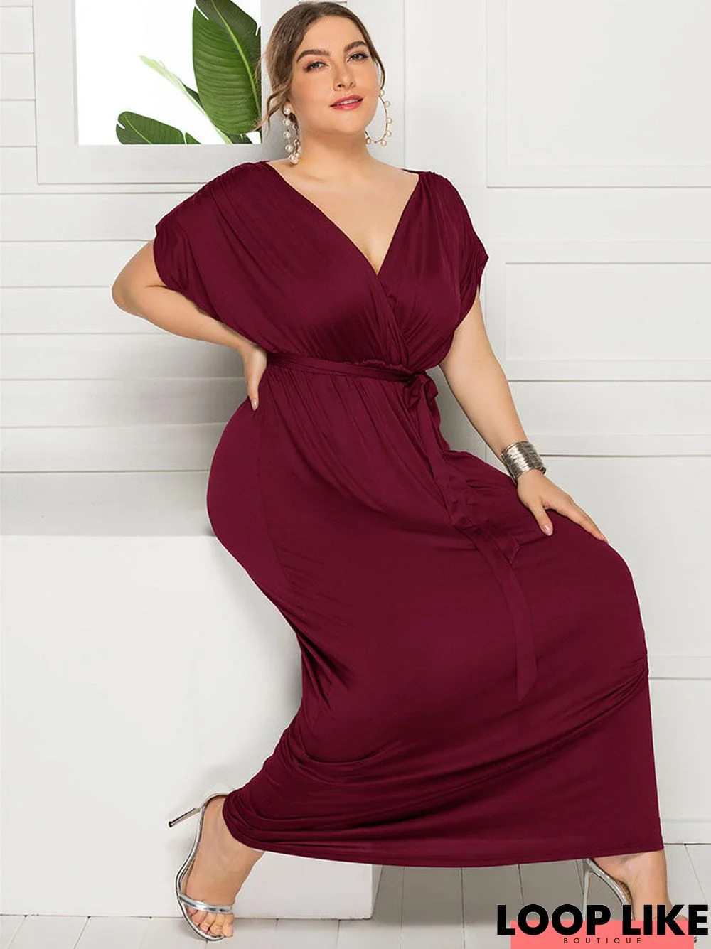 Plus Size Empire Waist Maxi Dresses