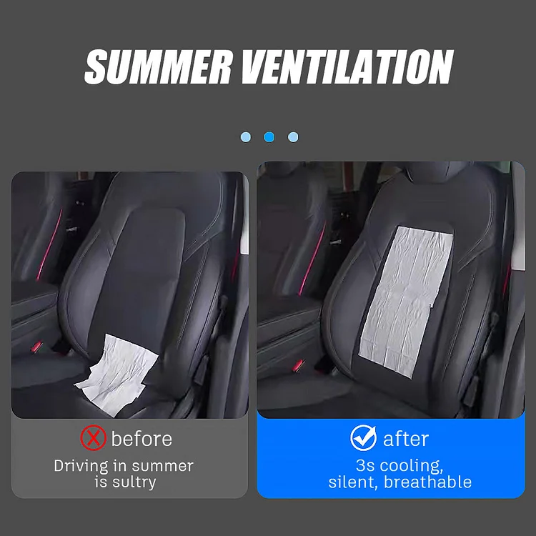 Model 3 & Y Ventilated Cooling Seat Cover Breathable Seat Cushion – Tlyard