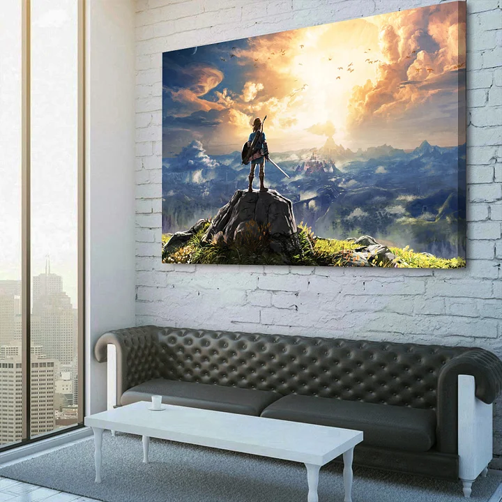 The Legend of Zelda: Breath of the Wild Canvas Wall Art 