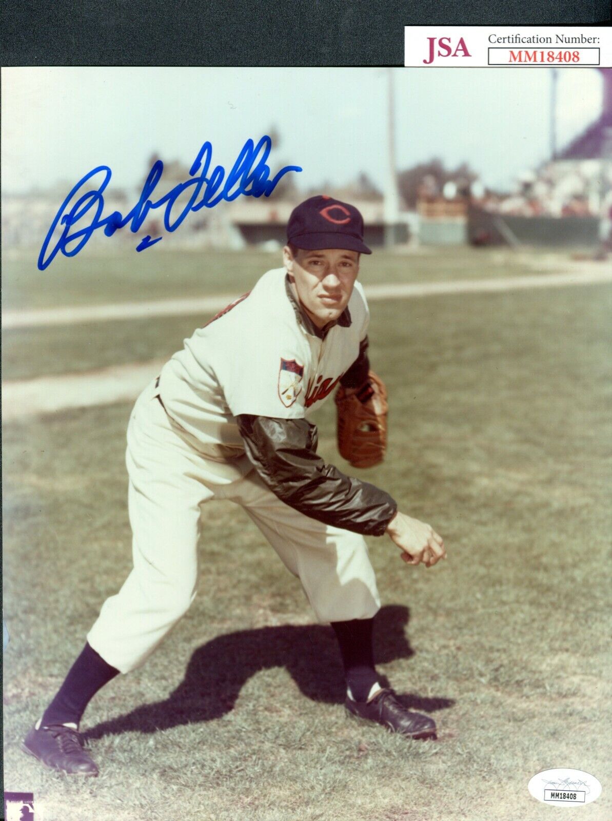 JSA Bob Feller Autographed Signed AUTO 8x10 Photo Poster painting Cleveland Indians TRB 616