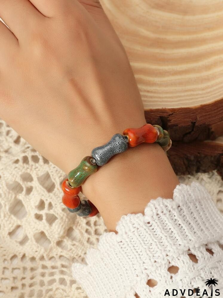 Ceramic Beaded Bracelet