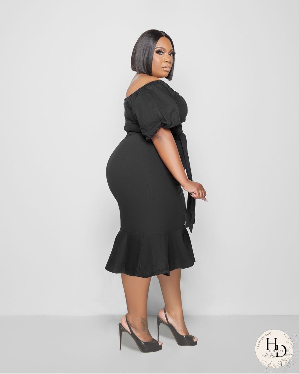 Cute Fishtail Dress Black Dresses