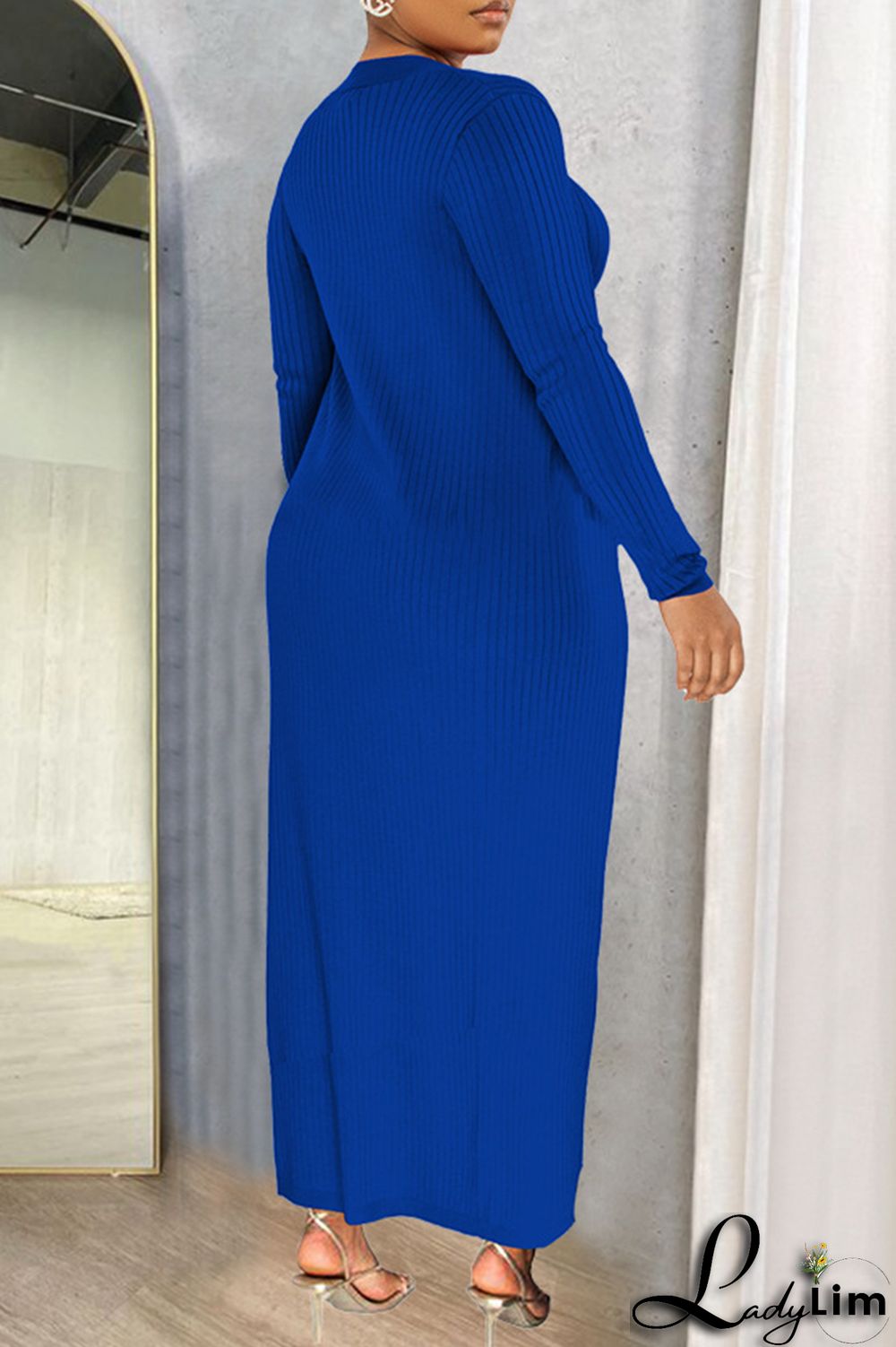 Orange Fashion Casual Solid Patchwork Square Collar Long Sleeve Two Pieces