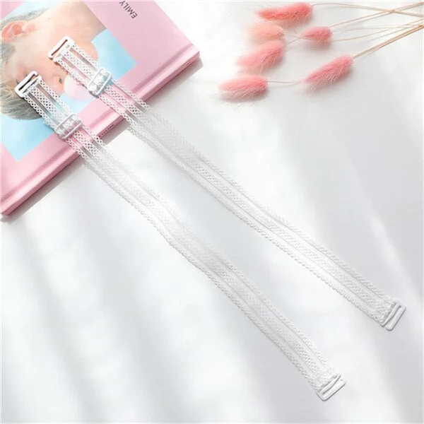 Invisible Bras Shoulder Straps Lace Elastic Women Underwear Brassiere Strap Adjustable Double-shoulder Lingerie Bra Accessories