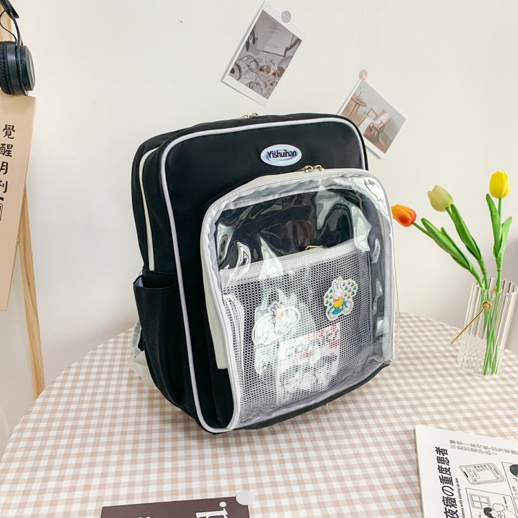 Large Clear Window Ita Backpack