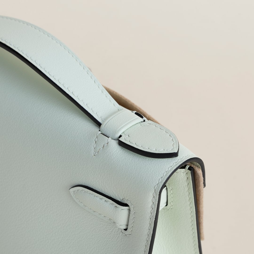 Kelly pochette Swift 0S Vert fizz&nbsp;PHW