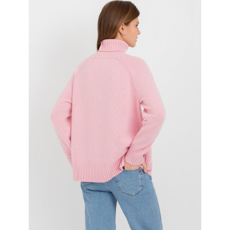 Ootddress Solid Loose Long Sleeve Turtleneck For Women Pullover High Street Slim Elegant Patchwork Sweater Top Oversized Sweater New