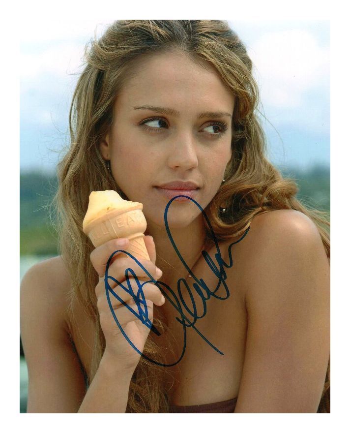 JESSICA ALBA AUTOGRAPHED SIGNED A4 PP POSTER Photo Poster painting PRINT 25