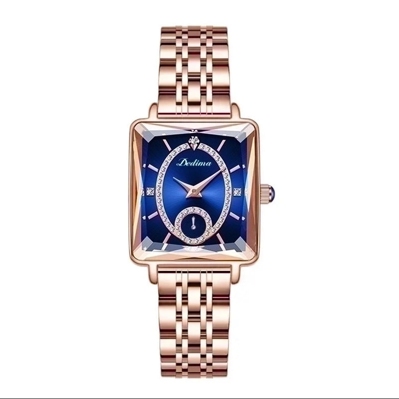 Casual Square Double Side Snaps Quartz Women’s Watches