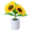 Shimmering Sunflower Lamp Rechargeable Sunflowers Flower Lamp Sunflower Night Light for Mom Wife Friends Girlfriend Teacher Grandma