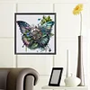 5D DIY Full Round Drill Diamond Painting Mechanical Butterfly Kit Decor 40x40cm