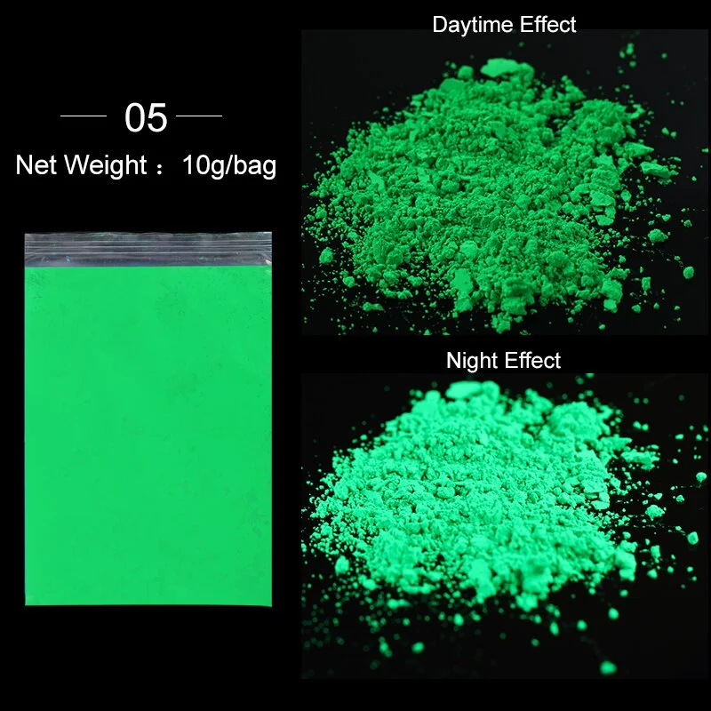 Fluorescent Nail Powder Neon Pigment Powder Nail Glitter Ombre Chrome Dust Gel Polish For 3D Nail Art Decoration-Nail Inspo