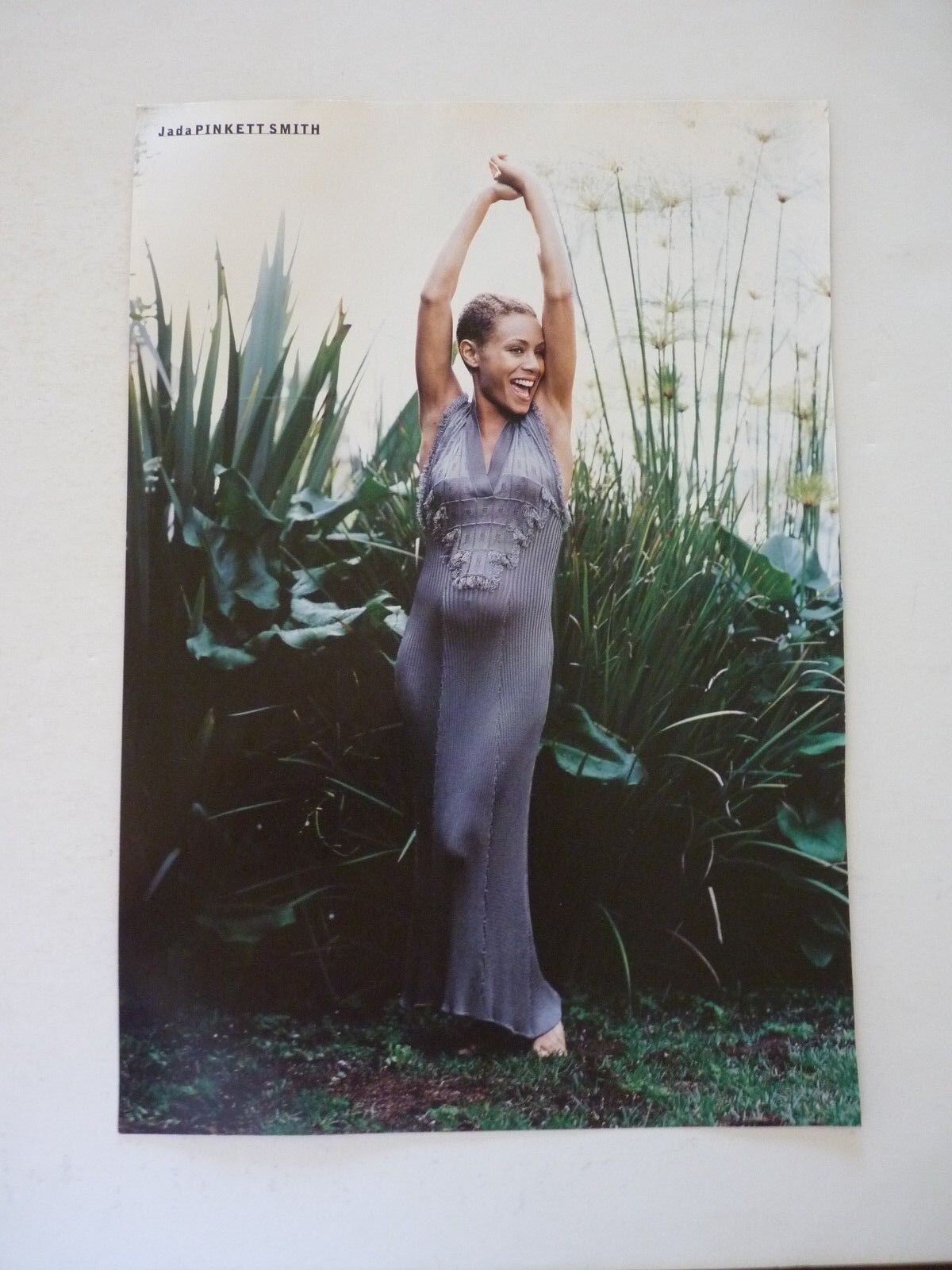 Jada Pinkett Smith Single Side Coffee Table Book Photo Poster painting Page 9x13