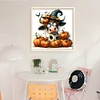 (Multi-Style) Halloween Pumpkin Gnome-14CT Counted Cross Stitch 40*40cm/15.75*15.75in
