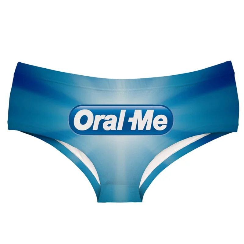 Milk Silk Panties Girls Creative Print Lingerie Women Elastic Breathable Brief Underpant трусы Cozy Underwear трусы женские