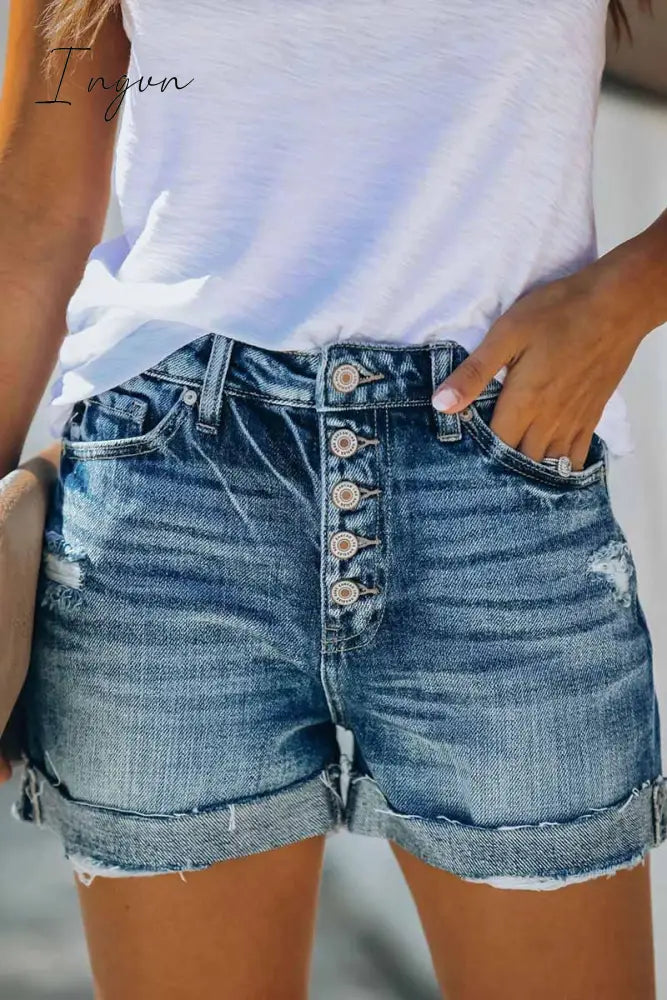 Ingvn - Regular Blue Color Jeans Xs / Bottoms