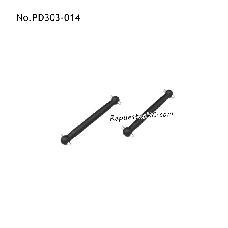 PD RACING TK16 Piezas para Coches RC Ejes Transversales Traseros PD303-014