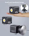 40-Watt Handheld COB Fill Light, Ddual Color Temperature, Built-In Battery, Compact, Portable, High-Power Llive Broadcast Film And Television Photography Light