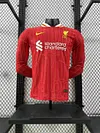 2024/2025 Long Sleeve Liverpool Home Player Version Football Shirt 1:1 Thai Quality