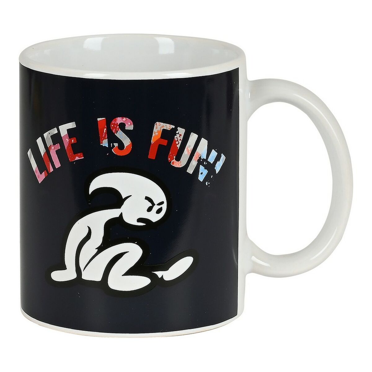Mug El Ni&ntilde;o Life is fun Ceramic Multicolour (350 ml)