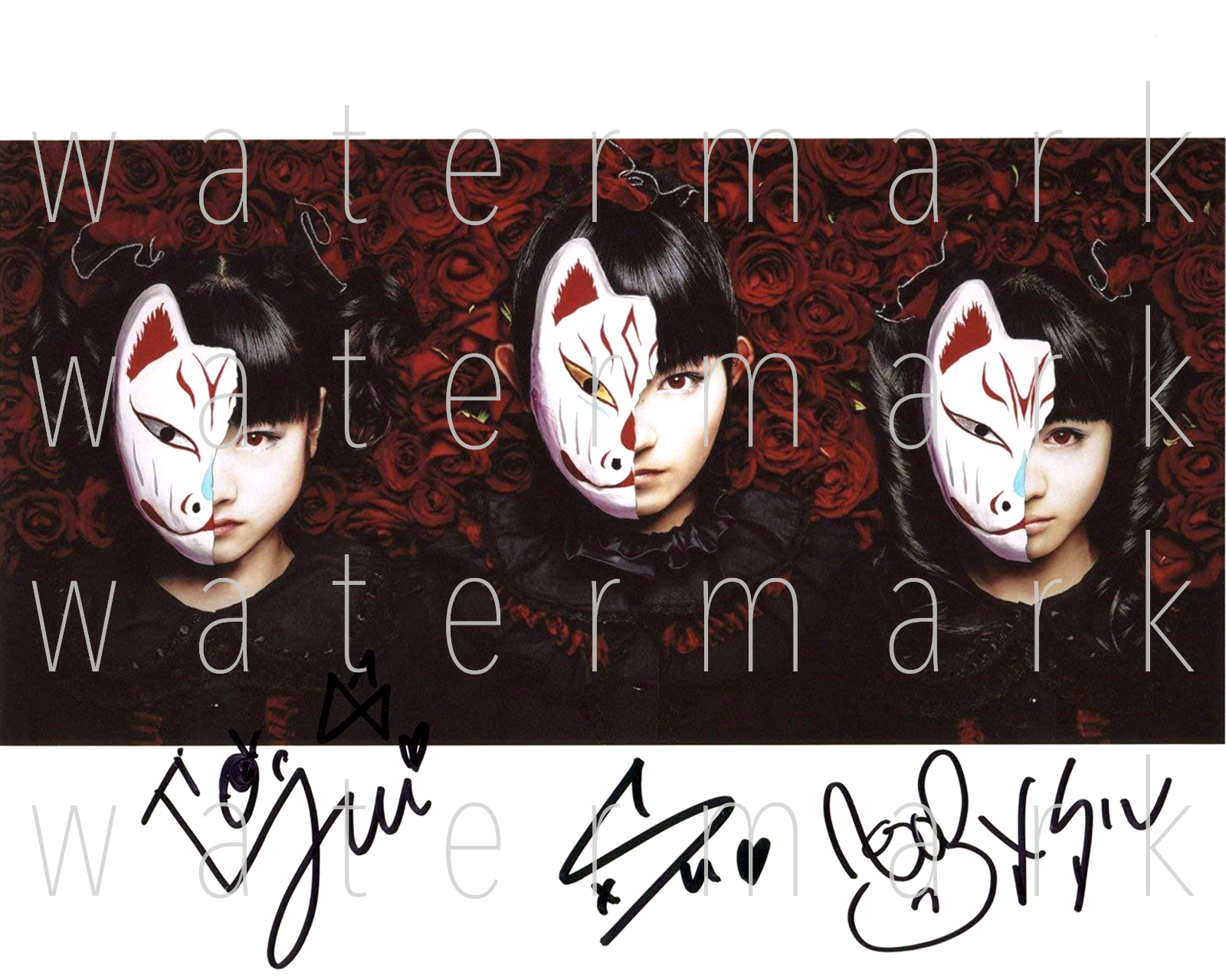 Babymetal Japenese Heavy Metal signed 8X10 inch print Photo Poster painting picture poster RP