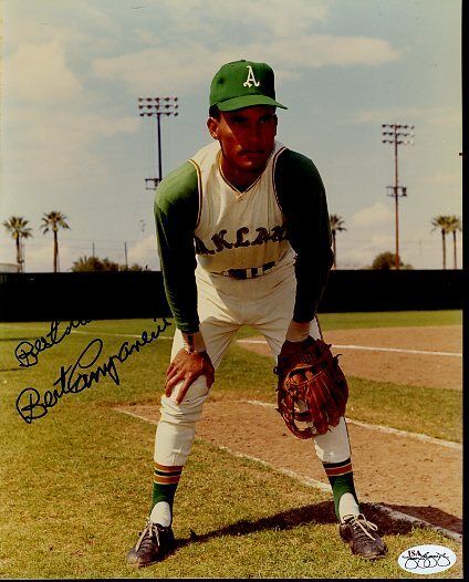 Bert Campaneris Signed Jsa Cert Sticker 8x10 Photo Poster painting Authentic Autograph