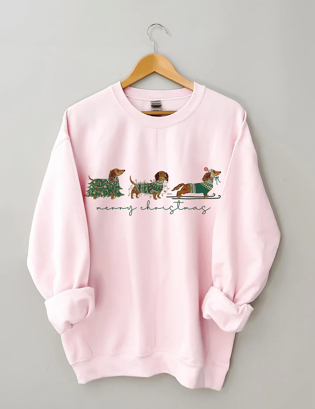 Christmas Dachshund Dog Sweatshirt