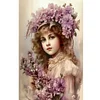 (40*60cm)Flower Beauty - Full Round Drill Diamond Painting