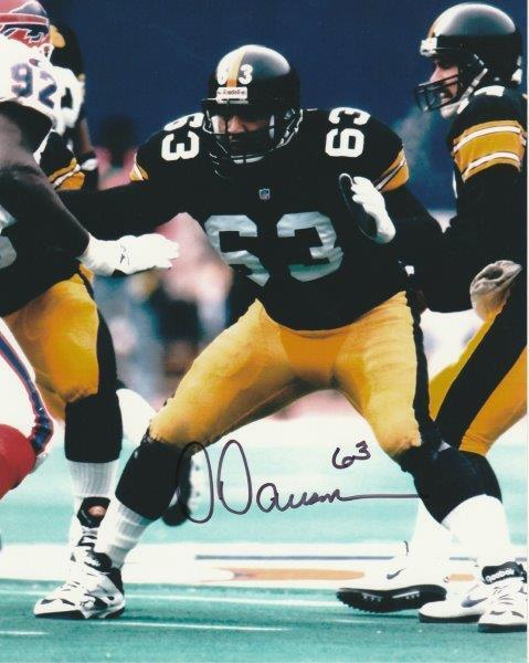 DERMONTTI DAWSON Signed Pittsburgh Steelers 8 x 10 Photo Poster painting Autographed
