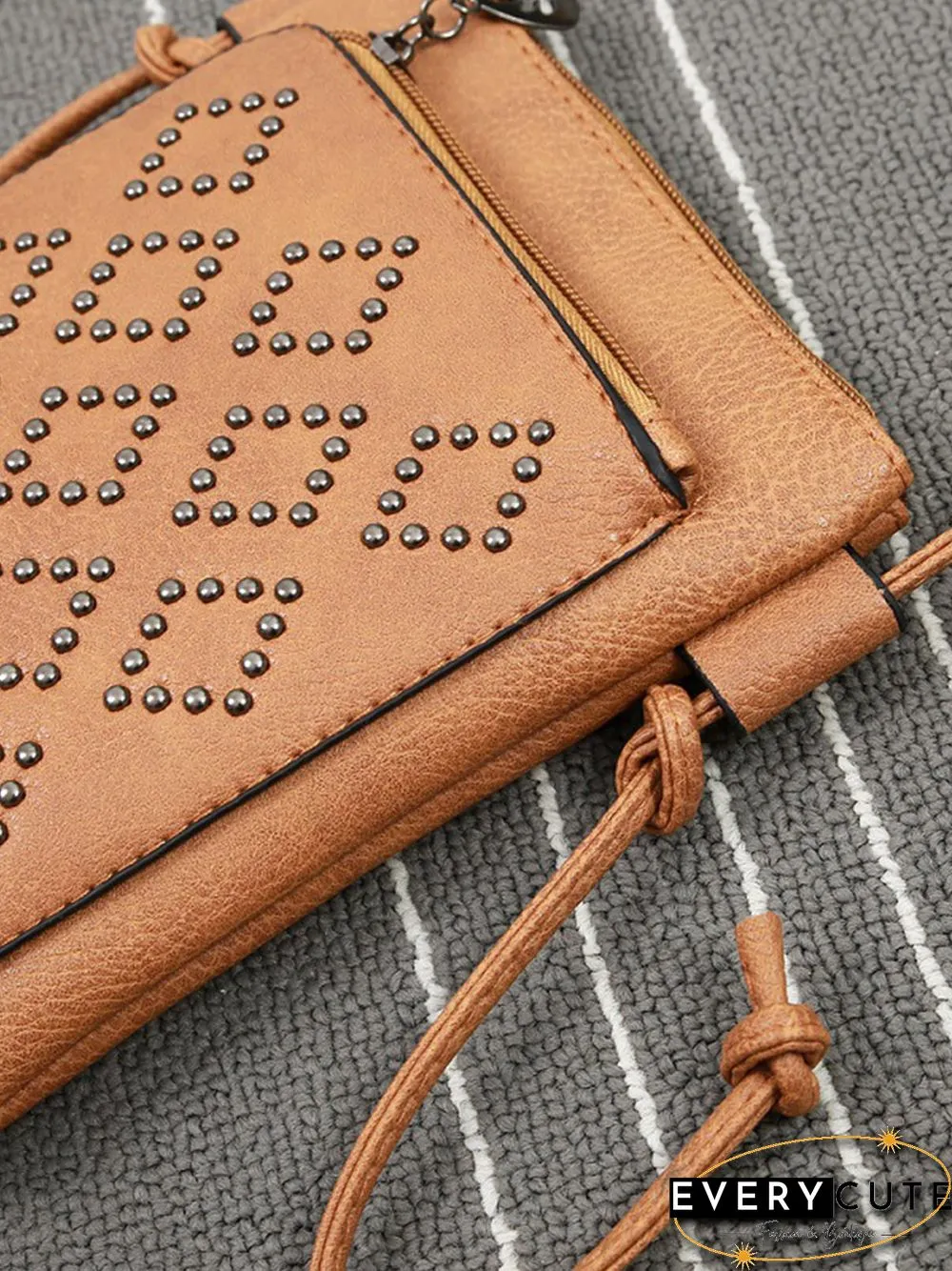 Simple Rivet Mini Crossbody Bag