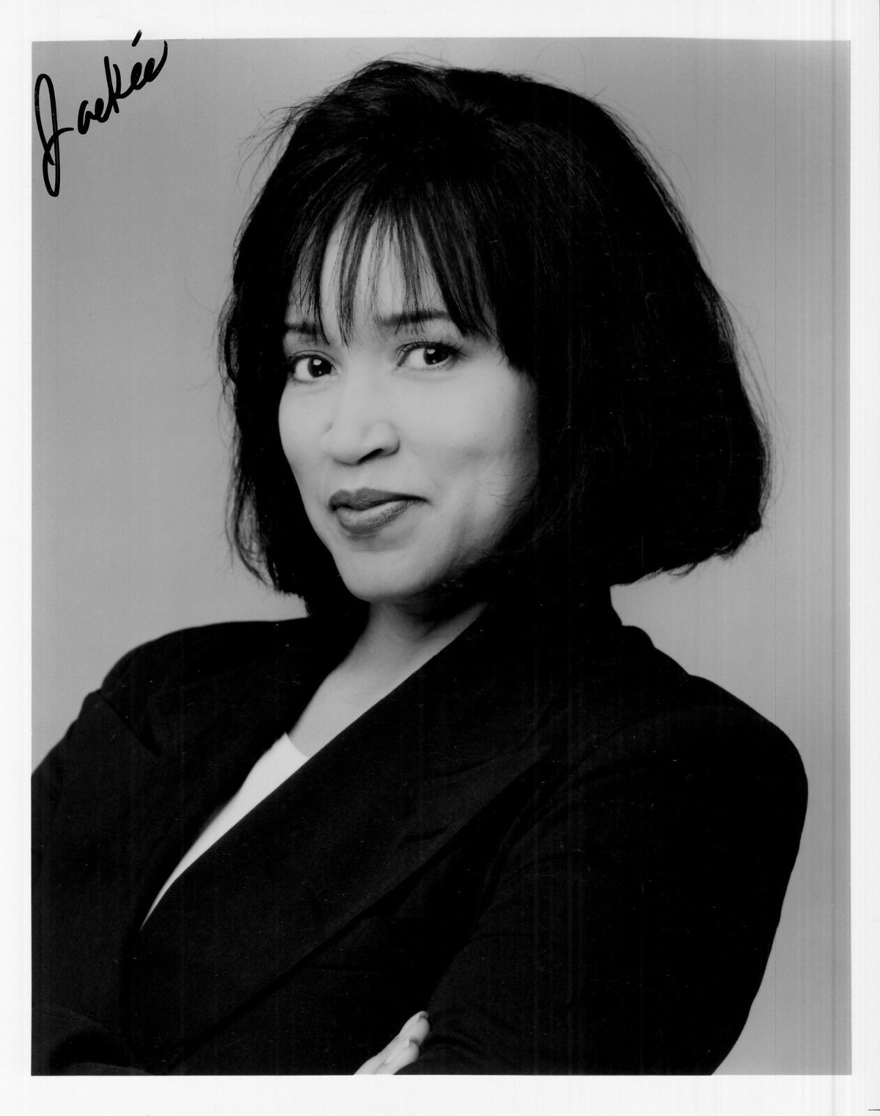 JACKEE HARRY hand-signed BEAUTIFUL YOUNG 8x10 CLOSEUP authentic w/ UACC RD COA