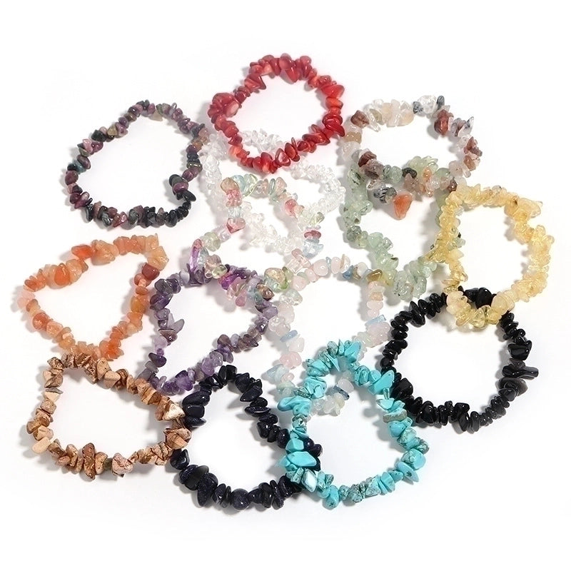 1 Piece Minimalist Geometric Natural Stone Bracelets3