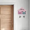 2Pcs Butterfly DIY Diamond Painting Key Holder for Adults Beginners Gifts