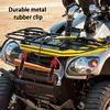 4 PCS Shovel Mount Metal Rubber Clamp Mounting Kit Axe Holder for Roof Rack