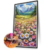 (40*70cm)Daisy Field - Full Round Drill Diamond Painting