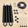Converter Kit Aluminum Engine Oil Cooler Car Modified Accessories (4 Row)