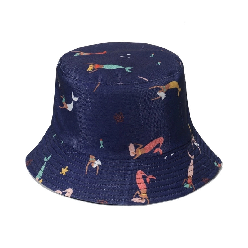 Unisex Cartoon Style Cute Sweet Cartoon Big Eaves Bucket Hat