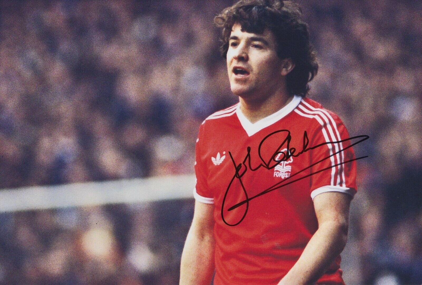 John Robertson Hand Signed 12x8 Photo Poster painting - Nottingham Forest Football Autograph 2.