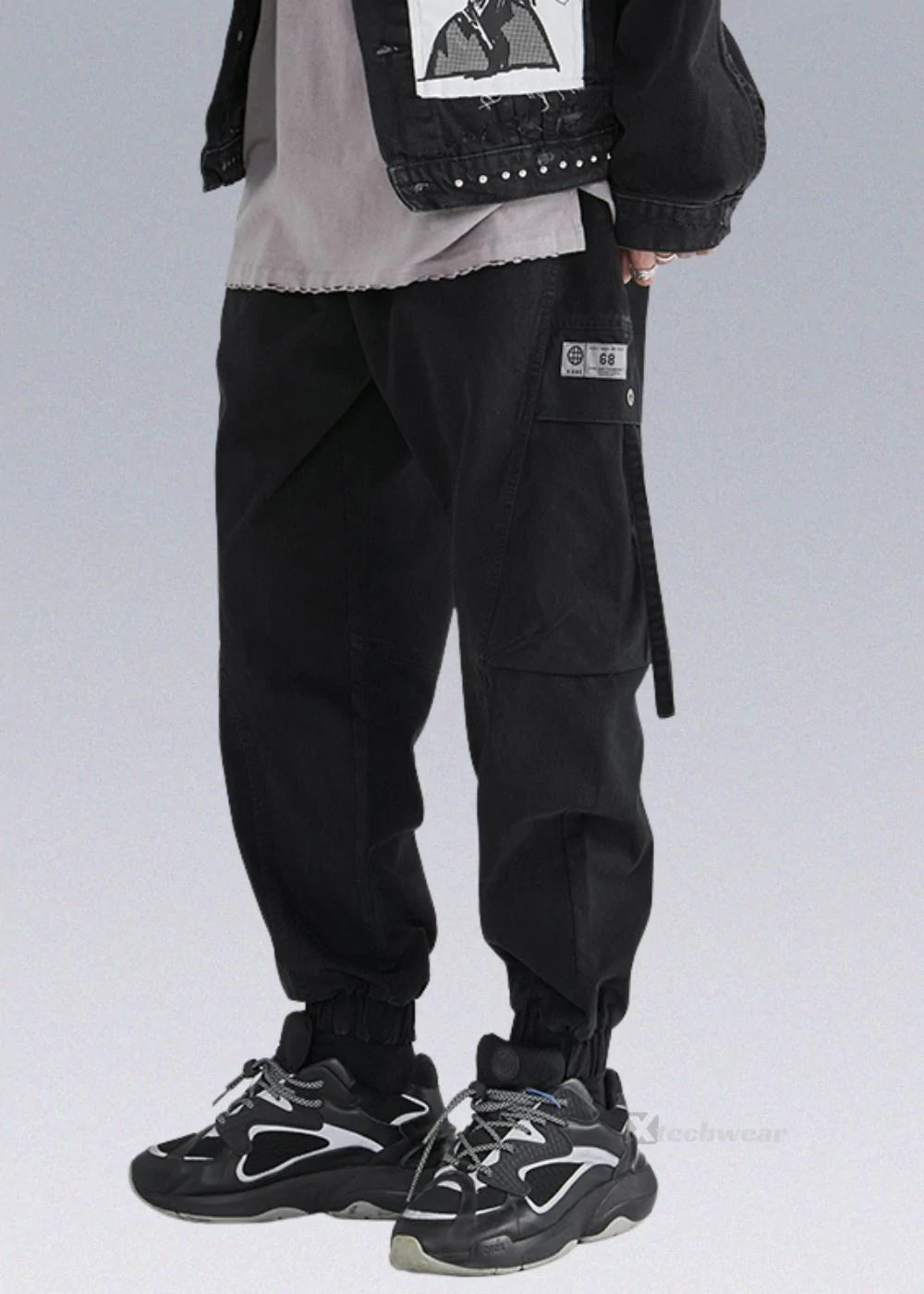 TW Washed Cargo Pants Techwear - X techwear-x