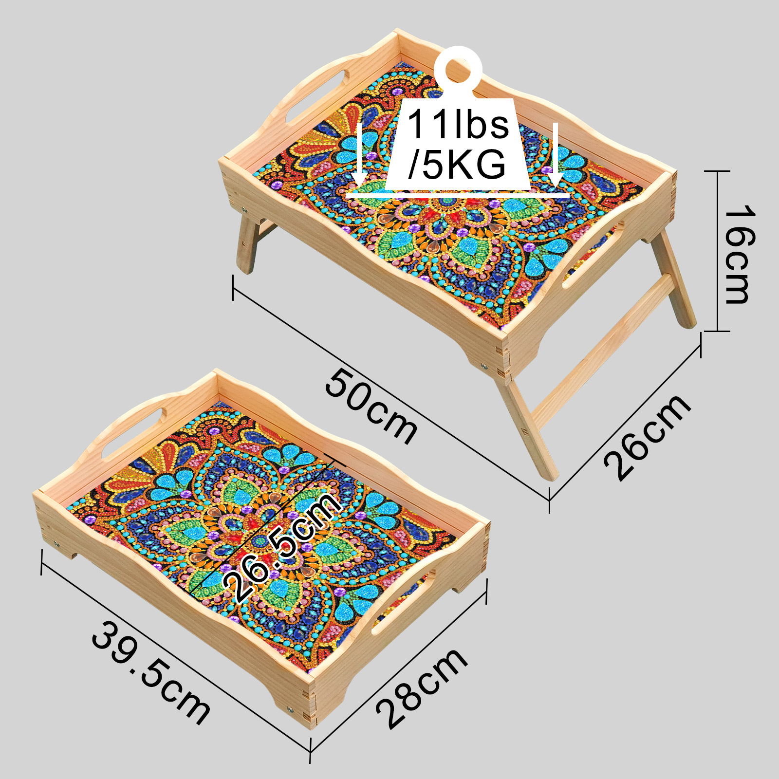 New Creative Cross border DIY Diamond Painting Stereoscopic Bracket Plate Paste Diamond Embroidery Mandala Bright Diamond Alien Cross Embroidery