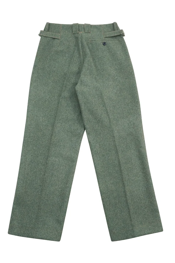   Elite German Fieldgrey Wool Straight Trousers German-Uniform
