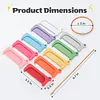 10 Pcs Yoto Card Organizer Reusable Plastic Yoto Accessory Organizer Storage with Ring for Efficient Card Storage & Organization