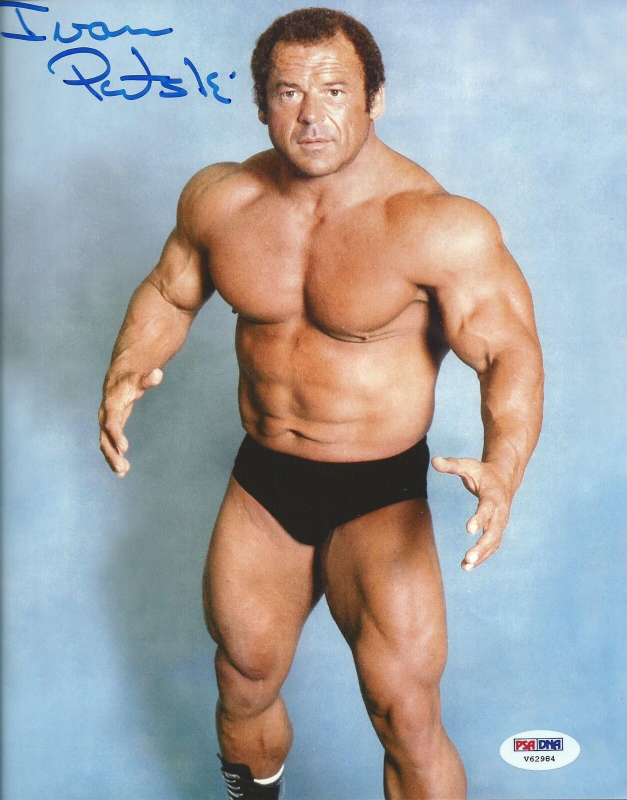 Ivan Putski Signed WWE 8x10 Photo Poster painting PSA/DNA COA Picture Auto WWF Polish Hammer NWA