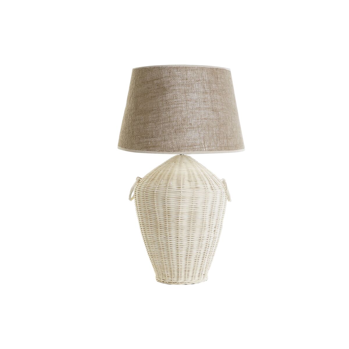 Desk lamp DKD Home Decor White Brown 50 W 220 V 42 x 42 x 70 cm
