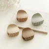 6PCS Morandi Colors Minimalism Hair Clip Claws