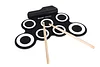 Electric Drum Set,7 Drum Practice Pad, Portable Electronic Drum Pad with Drum Sticks Foot Pedals for Kids Beginners Xmas Birthday Gift for Kids