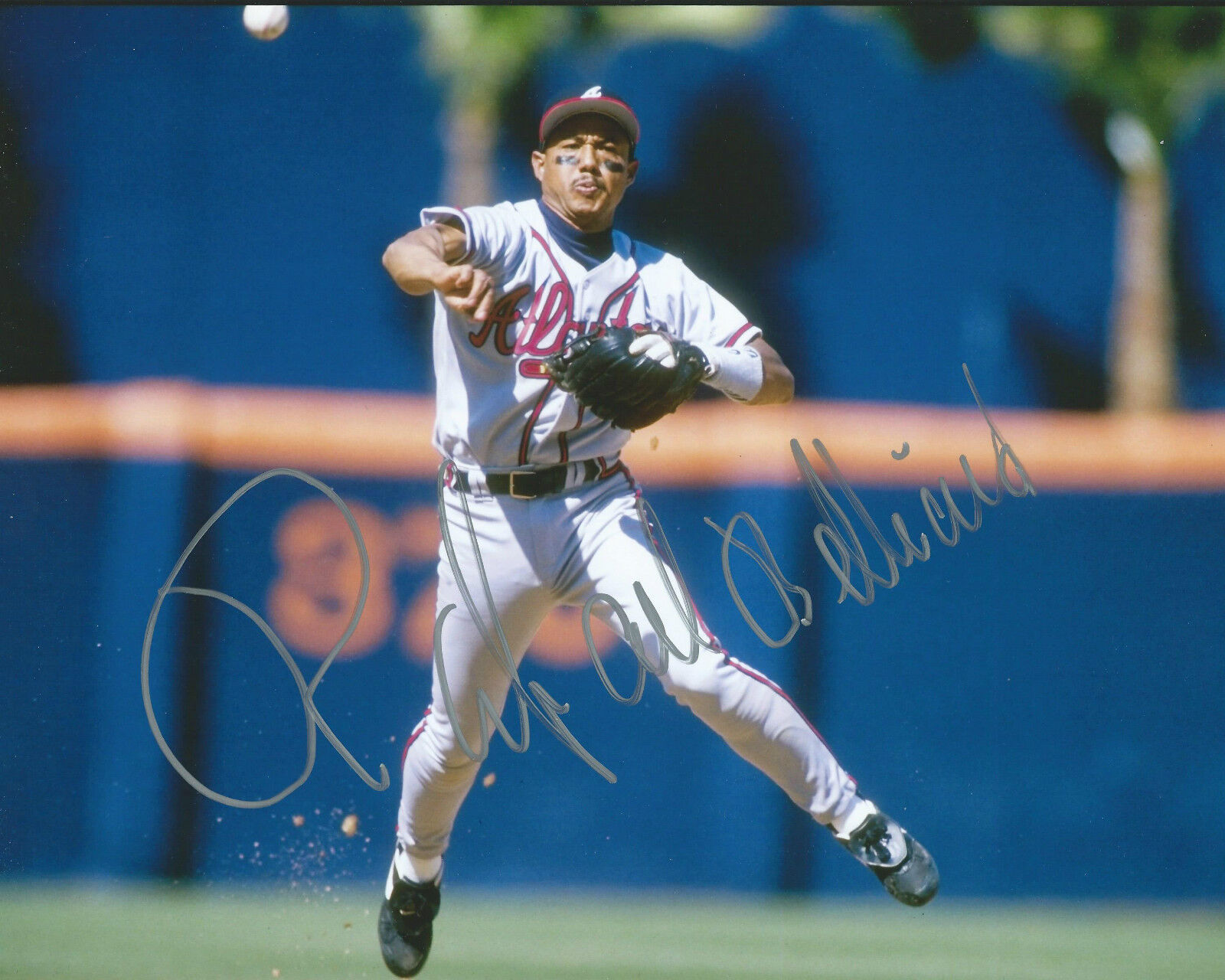 **GFA Atlanta Braves *RAFAEL BELLIARD* Signed 8x10 Photo Poster painting COA**